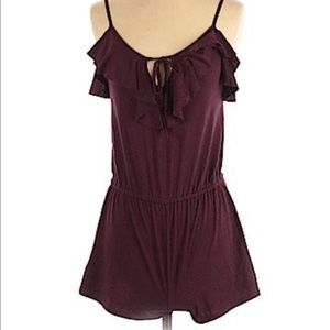 Aeropostale Maroon Romper